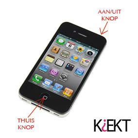 Kiekt.be - Iphone schermafbeelding